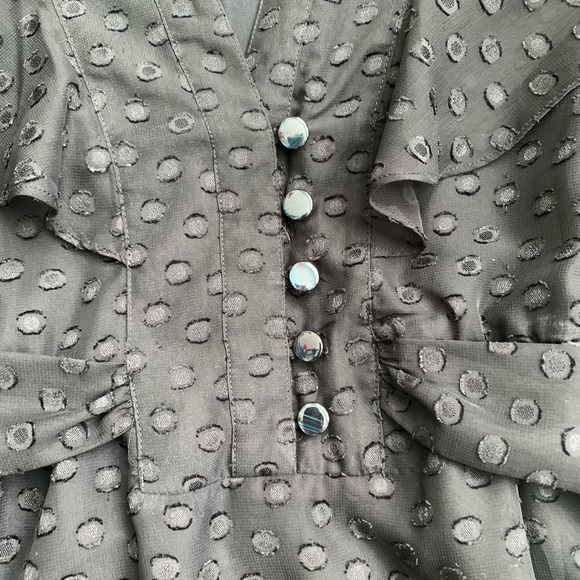 Black Fossil Polka dot dress - Picture 2 of 3